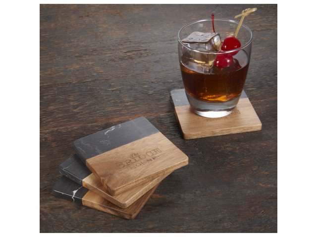 1033-65_BK_D-BRIDGE-HOUSE-LOGO-BAMBOO-COASTERS-PROPPED