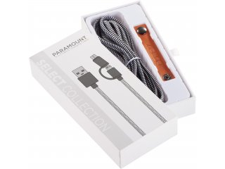 Paramount 3-in-1 Fabric Charging Cable