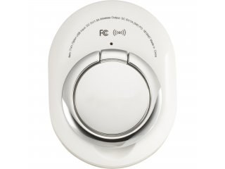 Cling Suction Wireless Charging Pad w/ Phone Ring