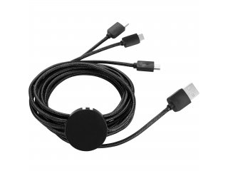 Rolly 10 foot 3-in-1 Light Up Logo Cable