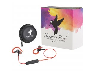 Buzz Bluetooth Earbuds with Full Color Wrap