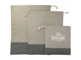 Split Recycled 3pc Travel Pouch Set