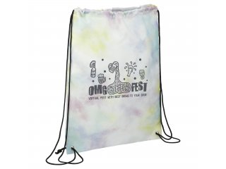 Tie Dyed Drawstring Bag