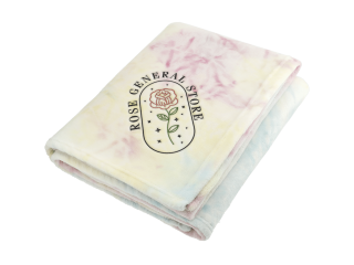 Tie Dye Flannel Fleece Blanket