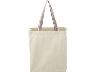 Rainbow Recycled 6oz Cotton Grocery Tote