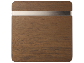 Graze Wood and Metal Coaster Set