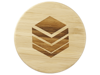 FSC® 100% Bamboo lid 14oz Brees Copper Vac Tumbler