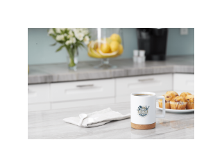 Bates 15oz Ceramic Mug w/ Cork Base