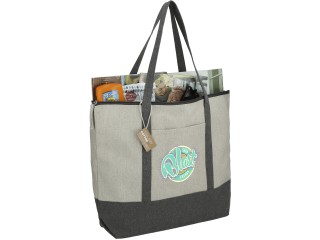 Repose 10oz Recycled Cotton Zippered Tote