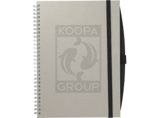 7" x 10" FSC® Mix Spiral JournalBook® with Pen Por
