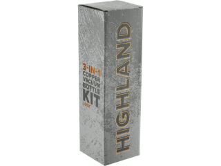 Highland 3-in-1 Copper Vacuum Bottle Kit 32oz