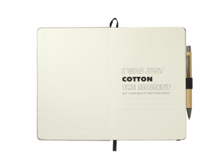 5.5" x 8.5" Recycled Cotton Bound Journal Set