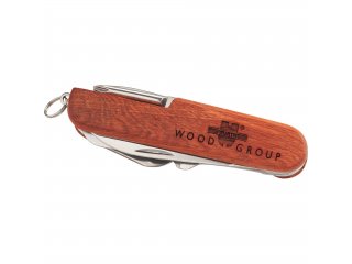 Wooden 13-Function Pocket Knife