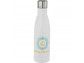 Speckled Vasa Copper Vacuum Bottle with Brush 17oz