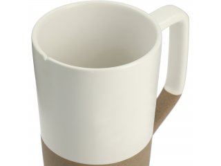 Tahoe Tea & Coffee Ceramic Mug with Wood Lid 16oz