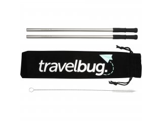 Reusable Stainless steel Straw Set with Brush