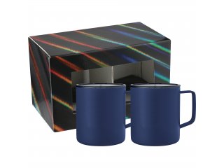 Rover Camp Mug 14oz Powder coated 2 in 1 Gift Set