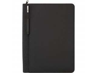 FSC® Mix Vienna Heathered Zippered Padfolio