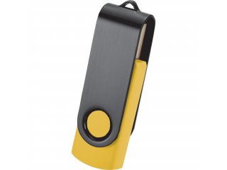 Rotate Black Clip Flash Drive 2GB