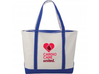 Baltic 24oz Cotton Canvas Tall Zippered Tote
