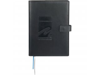 FSC® Mix 7" x 10" Uptown Refillable Leather Journa