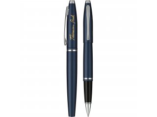 Cross Calais Matte Metallic Midnight Blue Pen Set