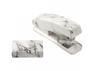 4 Piece Faux Marble Desktop Set