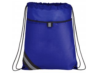 Stripe Drawstring Bag