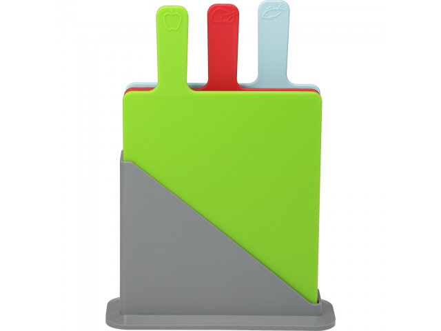 3 Piece Cutting Board Set with Holder