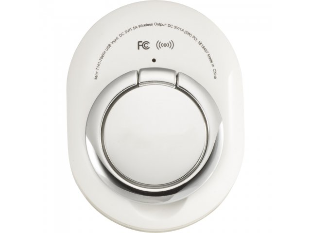 Cling Suction Wireless Charging Pad w/ Phone Ring