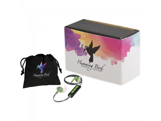 Boom Bluetooth Earbuds with Full Color Wrap