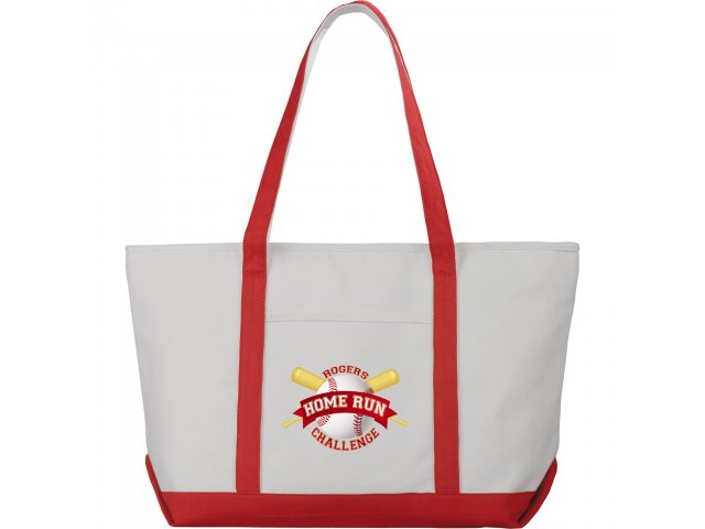 Baltic 18oz Cotton Canvas Zippered Tote