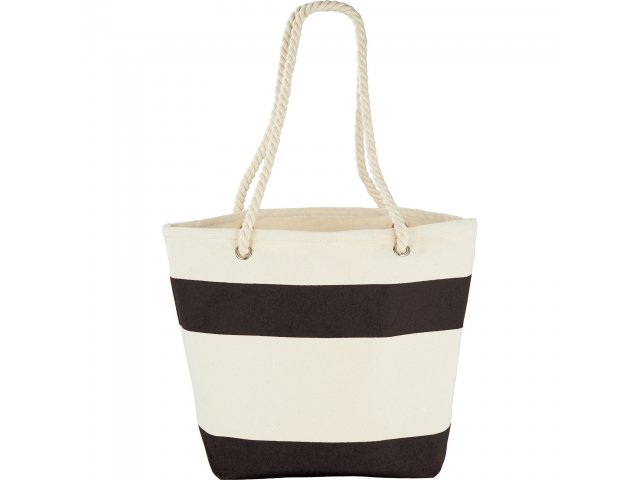 Capri Stripes 12oz Cotton Canvas Shopper Tote