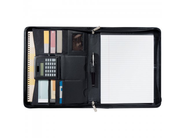 FSC® Mix Manhattan Zippered Padfolio