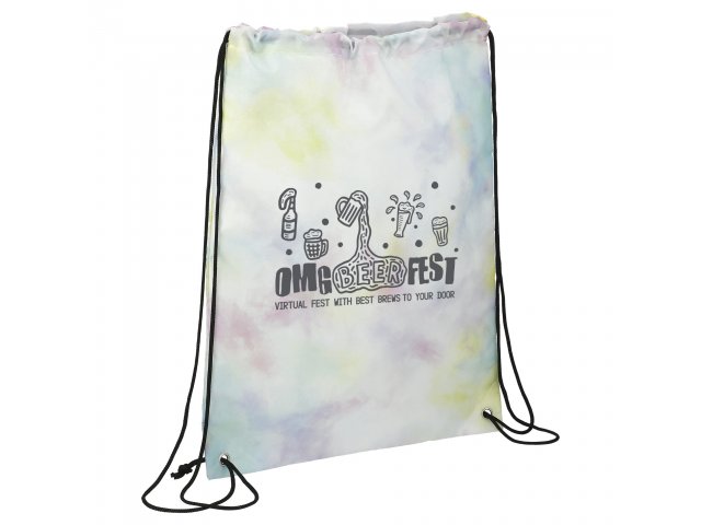 Tie Dyed Drawstring Bag