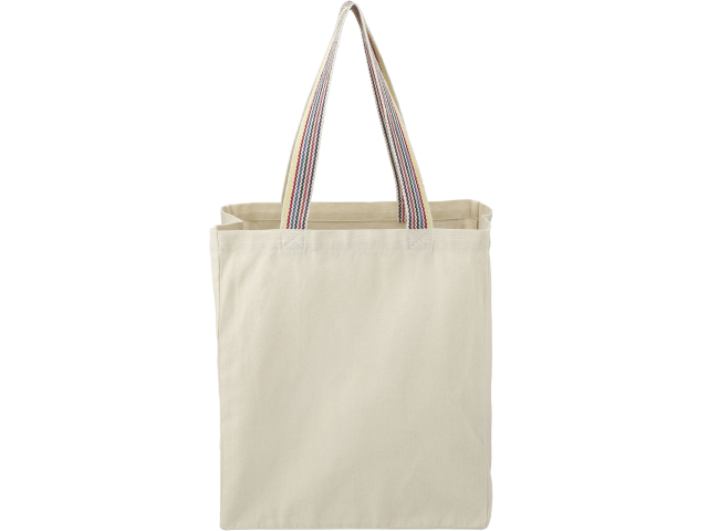 Rainbow Recycled 6oz Cotton Grocery Tote