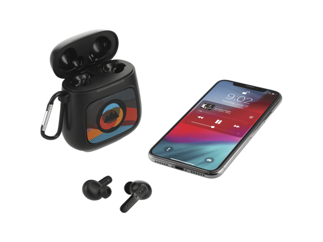 Remix Auto Pair True Wireless Earbuds and Speaker