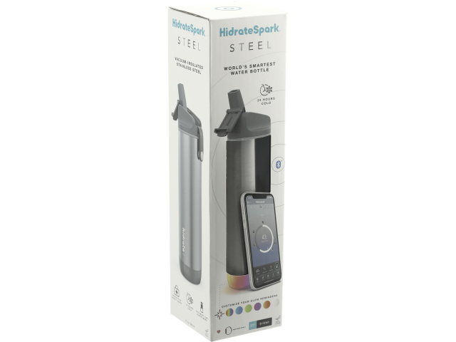 HidrateSpark Steel 21oz Straw Lid