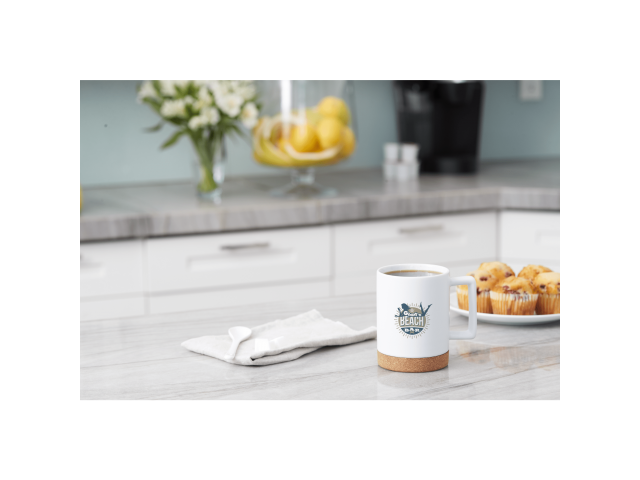 Bates 15oz Ceramic Mug w/ Cork Base