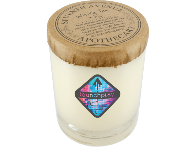 White Tea and Fig 11 oz Glass Jar Candle