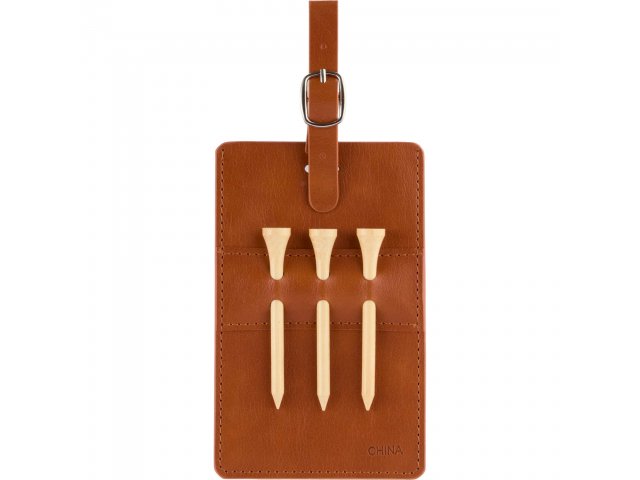 Golf Bag Tag Tee Holder