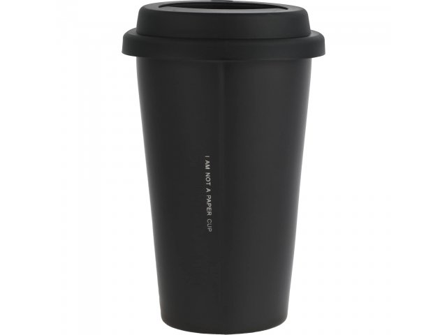 I'm Not a Paper Cup 10oz Ceramic Tumbler w/ Lid