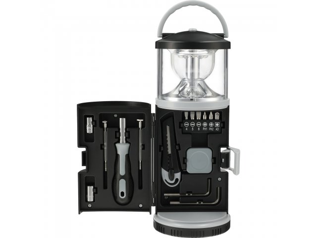 15 piece Tool Kit with Multi Function Lantern