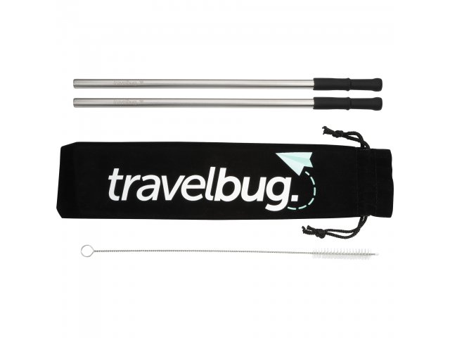 Reusable Stainless steel Straw Set with Brush