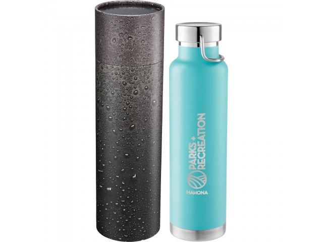 Thor Copper Vac Bottle 22oz With Cylindrical Box