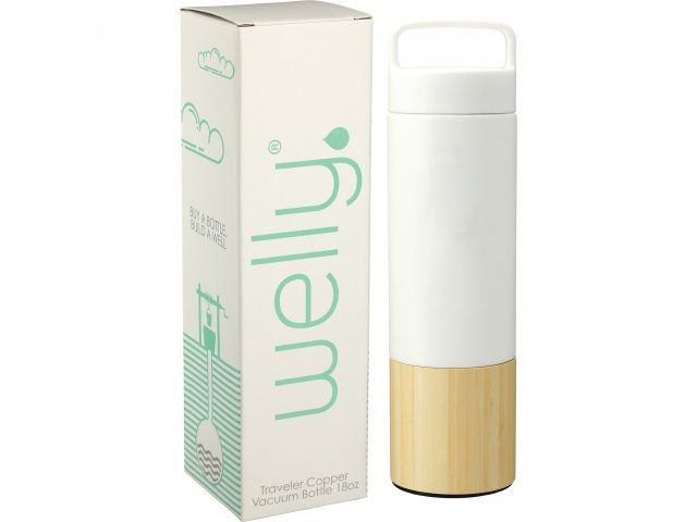 Welly® Traveler Copper Vacuum Bottle 18oz w/ GB