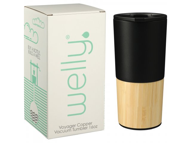 Welly® Copper Vacuum Tumbler 16oz w/ GB