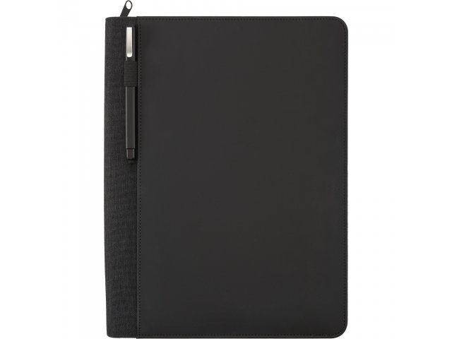 FSC® Mix Vienna Heathered Zippered Padfolio