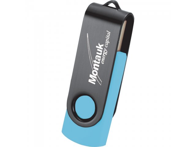 Rotate Black Clip Flash Drive 8GB