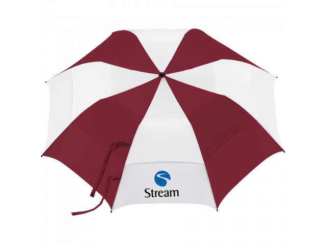 58" Vented Auto Open Folding Golf Umbrella